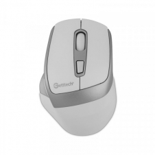 MOUSE GETTTECH INALAMBRICO ERGONOMICO BLANCO 6400 DPI RGB