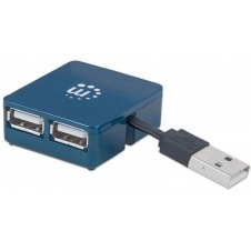 MANHATTAN MICRO HUB USB 2.0 DE 4 PUERTOS, 480 MBIT/S 160605