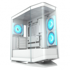 GABINETE COUGAR FV270 RGB WHITE MID-TOWER E-ATX 4 VENTILADORES