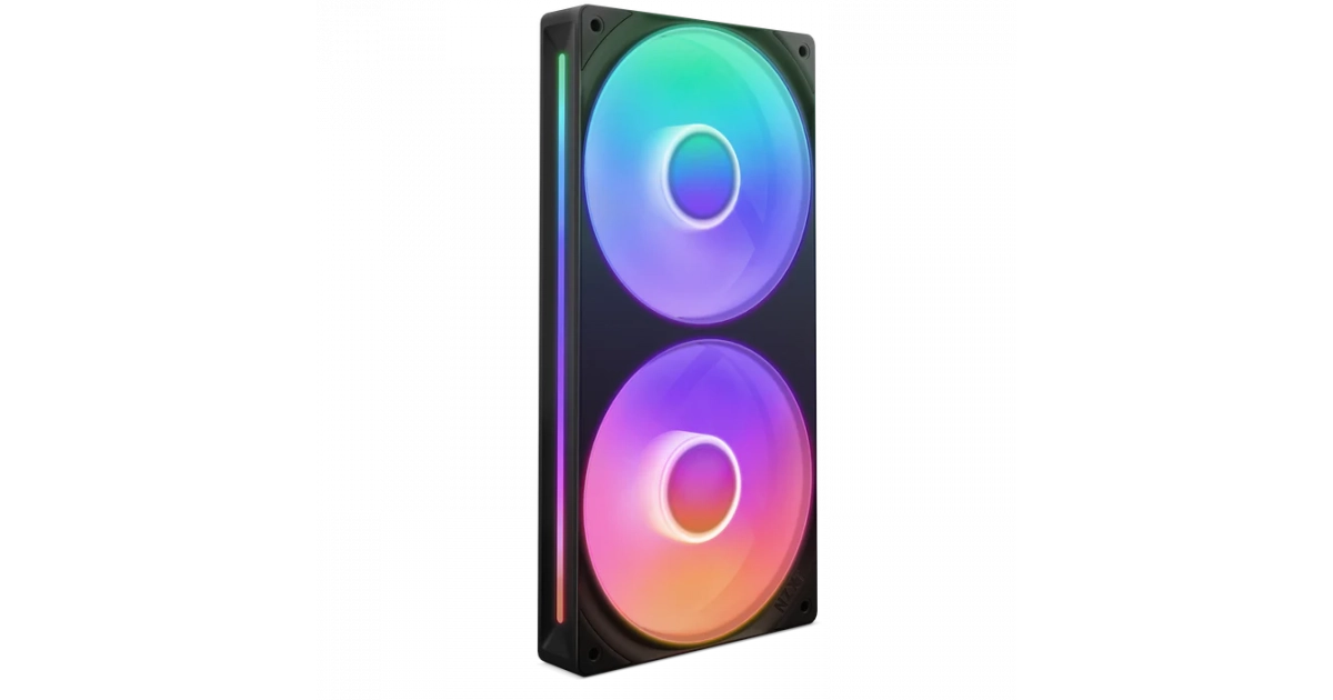 KIT 2 VENTILADORES NZXT F240 RGB CORE 120MM NEGRO de NZXT en Enfriamiento…