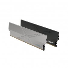 MEMORIA ACER HT200 UDIMM DDR5 32GB 2X16GB 6400 MHZ PC GAMING COLOR PLATA