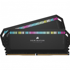 MEMORIA RAM CORSAIR DOMINATOR PLATINUM RGB DDR5 5200MHz CL40 64GB (2x32GB) NEGRO