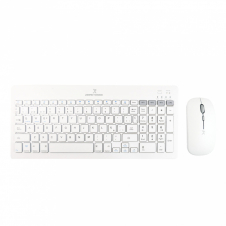 KIT DE TECLADO Y MOUSE PERFECT CHOICE PC-201380 BT/RF BLANCO