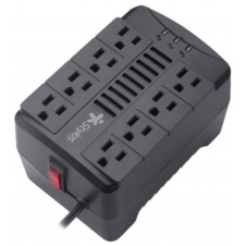 REGULADOR DE VOLTAJE STYLOS (STRE650B) 650W, 8 CONTACTOS