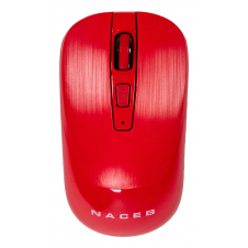 MOUSE INALAMBRICO NACEB NA-0137R USB 2.4 1600DPI ROJO