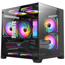 GABINETE XZEAL PANZER II CUBO CXi2 MINI TORRE ARGB VIDRIO NEGRO