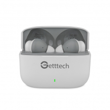 AUDIFONOS EARBUD GETTTECH BLUETOOTH WHITE/GRAY GUE-T8PBL-WG