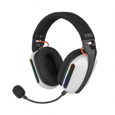 AUDÍFONOS GETTTECH 7.1 SURROUND RGB USB-C GAMER BLANCO/NEGRO