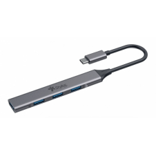 ADAPTADOR STYLOS STCBHUB42G HUB 4 EN 1 USB C A 3*USB 2.0+1*USB 3.0