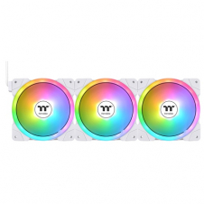 KIT 3 VENTILADORES THERMALTAKE SWAFAN EX12 ARGB BLANCO