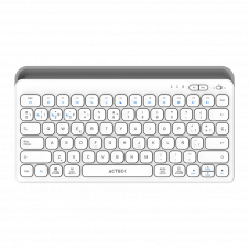 TECLADO INALÁMBRICO ACTECK INSPIRE TREK TI737 BLANCO/GRIS AC-940139