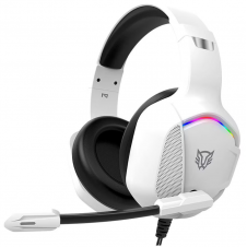AUDÍFONOS BALAM RUSH AVIATOR LEVEL HA757 RGB USB/3.5 mm BLANCO