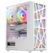GABINETE GAMER FORMULA MANA, MID-TOWER, ATX, BLANCO