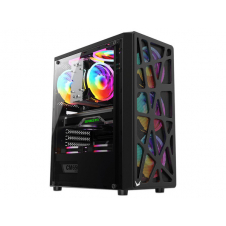 GABINETE GAMER FORMULA MANA, MID-TOWER, ATX, NEGRO