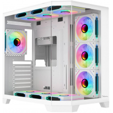 GABINETE XZEAL X-TRON BLANCO MICRO ATX 4 FAN ARGB USB 3.0 SIN FUENTE