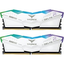 MEMORIA RAM TEAMGROUP T-FORCE DELTA RGB DDR5 64GB (2x32GB) 6400MHz CL34 BLANCO