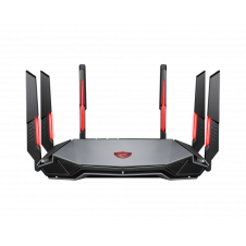 ROUTER MSI RADIX AXE6600E ROUTER GAMING TRI-BAND WIFI 6E RGB