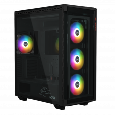 GABINETE XPG BATTLECRUISER II NEGRO E-ATX USB-C 4 VENTILADORES