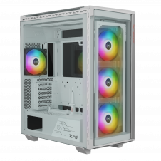 GABINETE XPG BATTLECRUISER II BLANCO E-ATX USB-C 4 VENTILADORES
