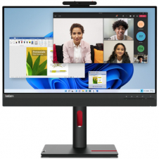 MONITOR LENOVO 23.8″ TOUCH FHD HDMI/DP USB ALTAVOCES CÁMARA NEGRO