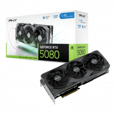 TARJETA DE VIDEO PNY RTX 5080 OC TRIPLE FAN 16GB GDDR7 PCIe 5.0