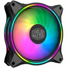 VENTILADOR COOLER MASTER MASTERFAN MF120 HALO RGB, 120MM, 650 - 1800RPM, NEGRO MFL-B2DN-18NPA-R1