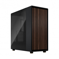 GABINETE FRACTAL NORTH XL FD-C-NOR1X-02 NEGRO MADERA VIDRIO USB-C