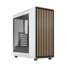 GABINETE FRACTAL NORTH FD-C-NOR1C-04 BLANCO MADERA VIDRIO USB-C
