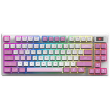 TECLADO INALAMBRICO MSI FORGE GK600 TKL W VIOLET