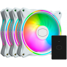 VENTILADOR P/GABINETE COOLER MASTER MF120 LITE ARGB WHITE 3-PACK