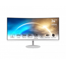 MONITOR MSI PRO MP341CQW 34” CURVO UWQHD 100HZ 4MS HDMI DP BLANCO