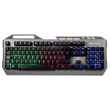 TECLADO GAMER ALAMBRICO NACEB CYBER STEEL MEMBRANA RGB 1.5M