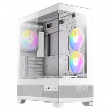 GABINETE ANTEC CX700 ARGB WHITE ATX VIDRIO 3 FAN USB-C RGB BLANCO