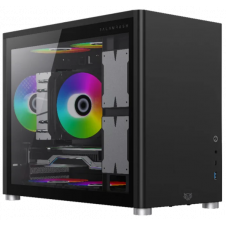 GABINETE ERIS GI985 MICRO TORRE M-ATX USB 3.0 CRISTAL NEGRO