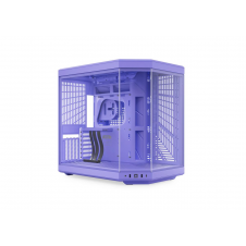 GABINETE HYTE Y70 TARO MILK LILA MEDIA TORRE VIDRIO TEMPLADO RISER