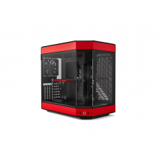 GABINETE HYTE Y60 RED ATX VIDRIO PANORÁMICO 3X FAN PCIE 4.0