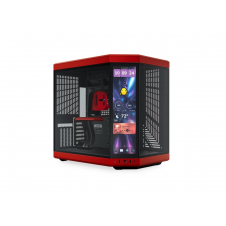 GABINETE HYTE Y70 TOUCH BLACK CHERRY LCD 14.9” ATX RGB USB-C