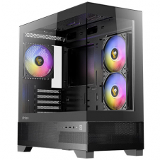 GABINETE ANTEC CX500M ARGB BLACK MICRO-ATX VIDRIO 3X FAN USB-C