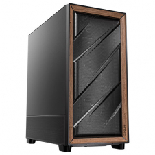 GABINETE ANTEC FLUX SE ATX VIDRIO/MADERA 5X FAN USB-C GPU 360MM