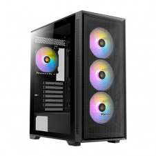 GABINETE ANTEC AX81 ELITE ATX VIDRIO 4X FAN USB-C GPU 340MM NEGRO GAMING