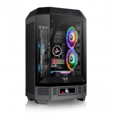 GABINETE TT TOWER 300 MICRO TOWER VIDRIO 2X FAN GPU VERTICAL ATX