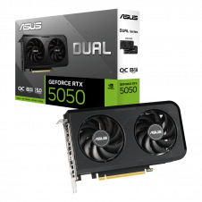TARJETA DE VIDEO ASUS DUAL RTX 5050 O8G 8GB GDDR6 OC PCIe 5.0