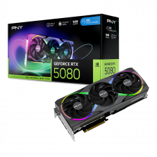 TARJETA DE VIDEO PNY RTX 5080 16GB GDDR7 ARGB OC PCIe 5.0 DP HDMI