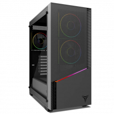 GABINETE GAMER YEYIAN ELARA MEDIA TORRE ATX YCM-APELA-M1