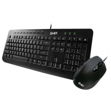 KIT DE TECLADO MULTIMEDIA Y MOUSE USB GHIA COLOR NEGRO ALAMBRICO