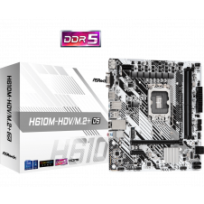 TARJETA MADRE ASROCK H610M HDV M2 PLUS D5 DDR5 USB3.2 TIPO C
