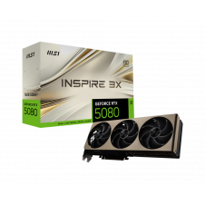TARJETA DE VIDEO MSI RTX 5080 16G INSPIRE 3X OC 16GB GDDR7 2655 MHZ
