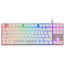 TECLADO NACEB NA-0971 SLIM MECÁNICO GAMER RGB 95% 88 TECLAS RED