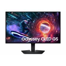 MONITOR LED SAMSUNG 27 PULGADAS /G5 ODYSSEY GAMER/QHD (2560 X 1440)/ OLED / PLANO/ DP/ HDMI/ 144HZ/ NEGRO