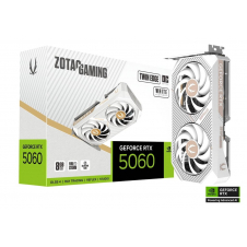 TARJETA DE VIDEO ZOTAC GAMING RTX 5060 TWIN EDGE OC WHITE 8GB GDDR7